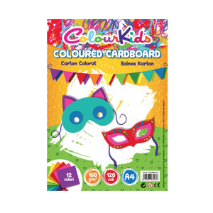 Carton color A4 160gr 120 coli 12 culori Colour Kids