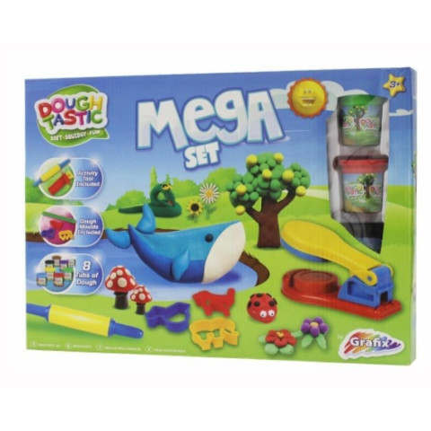 Mega Set Plastilină 8 Culori, Grafix