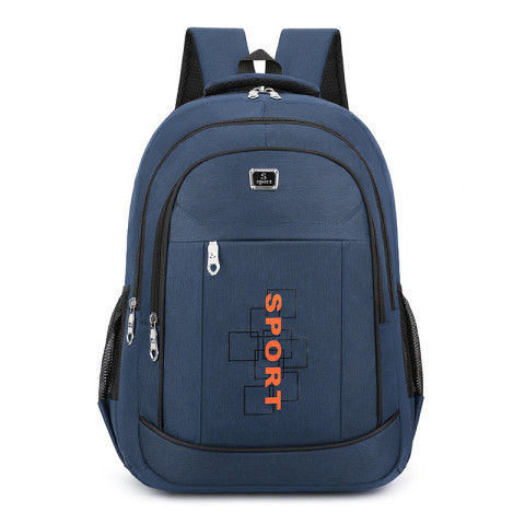 Rucsac adolescenti Sport albastru, 3 fermoare