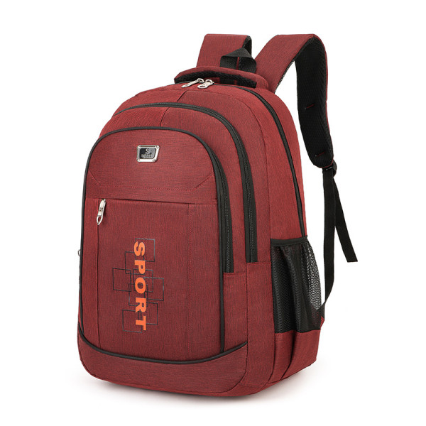 Rucsac adolescenti Sport visiniu, 3 fermoare