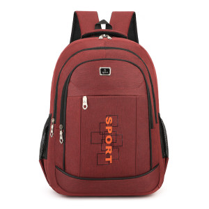 Rucsac adolescenti Sport visiniu, 3 fermoare