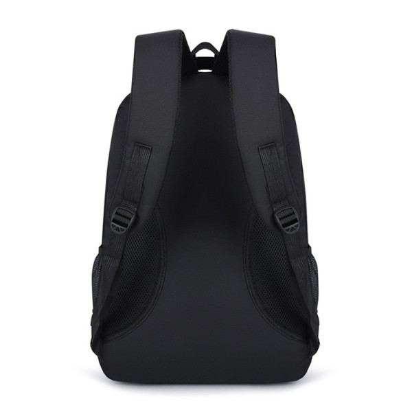 Rucsac Sport  Fashion negru cu detaliu rosu, 3 fermoare