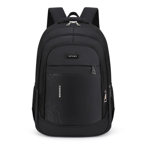 Rucsac Sport  Fashion negru , 3 fermoare