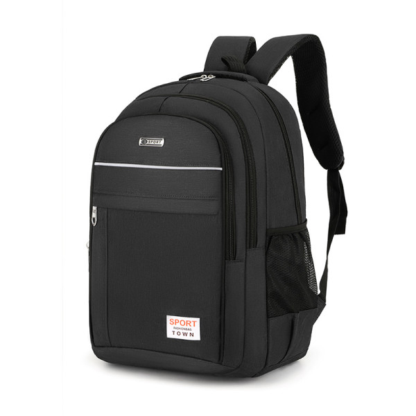 Rucsac Town 3 fermoare, negru