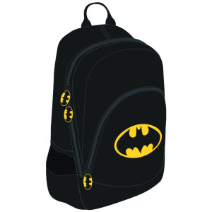 Ghiozdan BATMAN școlar 45Hx32x 14cm Căptușeală 3Ferm