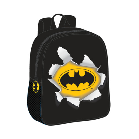 Ghiozdan Preșcolari BATMAN Negru Bat 1fermoar 28HX24X9cm