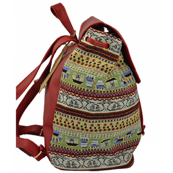 Rucsac Oxigen Vintage Tribal Bordeaux