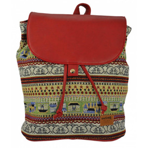 Rucsac Oxigen Vintage Tribal Bordeaux