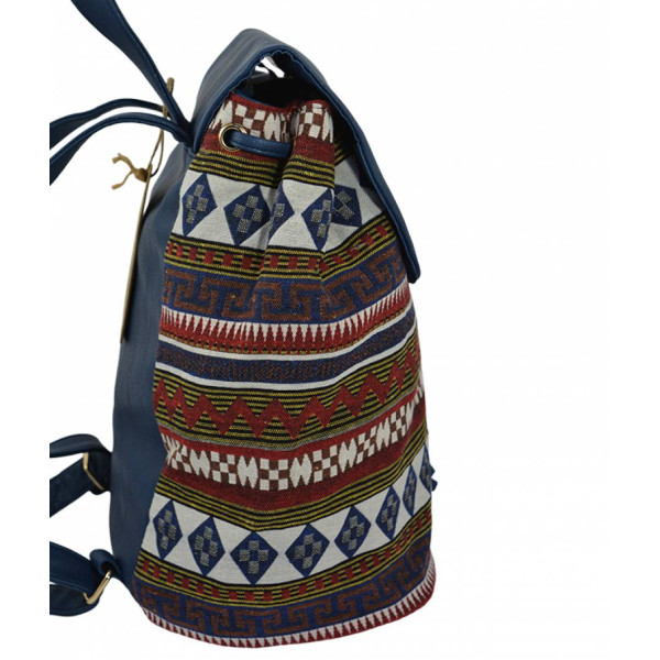 Rucsac Oxigen Vintage Tribal Albastru