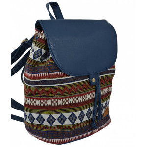 Rucsac Oxigen Vintage Tribal Albastru