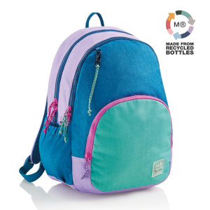 Ghiozdan 3 compartimente colecția Rider purple Miquelrius