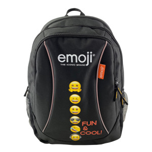 Ghiozdan EMOJI CLASIC școlar negru FUN