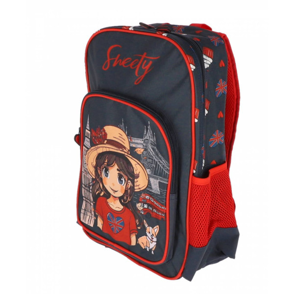 Ghiozdan Pregatitoare Sweety 2fermoare 38HX27X12cm LONDON