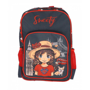 Ghiozdan Pregatitoare Sweety 2fermoare 38HX27X12cm LONDON