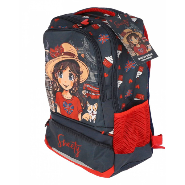 Ghiozdan Scolar Sweety 3fermoare 42HX30X20cm EN
