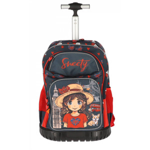 Ghiozdan Troller Sweety 3fermoare 42HX30X20cm EN