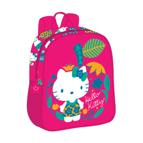 Ghiozdan Preșcolari HELLO KITTY Roz Apple 1fermoar 28HX24X9cm