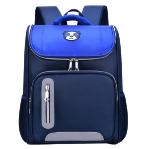 Ghiozdan Pregătitoare SF Bleumarin 2fermoare 38HX29X22cm