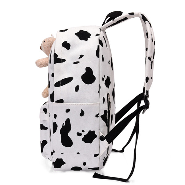 Ghiozdan FUNTASY Ursulet Plus Dalmatian 2fermoare 42HX30X14cm