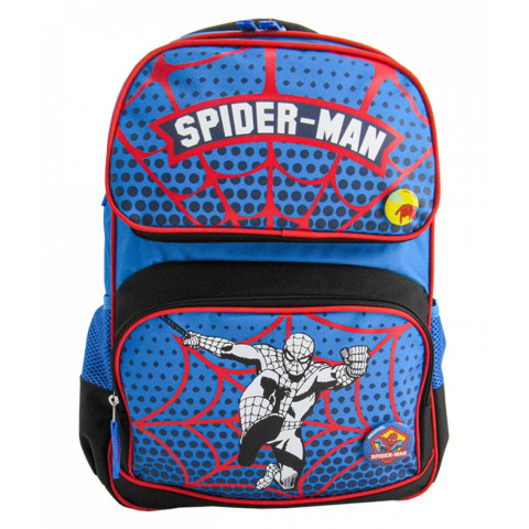Ghiozdan clasa 1/4, negru-albastru MARVEL Spider-Man
