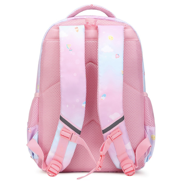 Ghiozdan Pregătitoare UNICORN Roz 3fermoare 38HX29X13cm