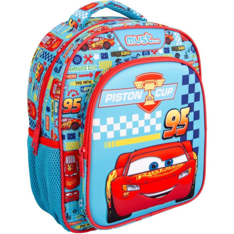 Ghiozdan Cars, 2 fermoare