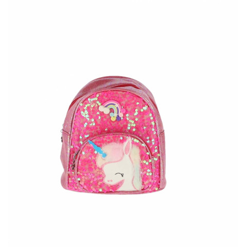 Ghiozdan Prescolari, Schoolfriendly, 2 Fermoare, 23Hx22x12cm, Roz