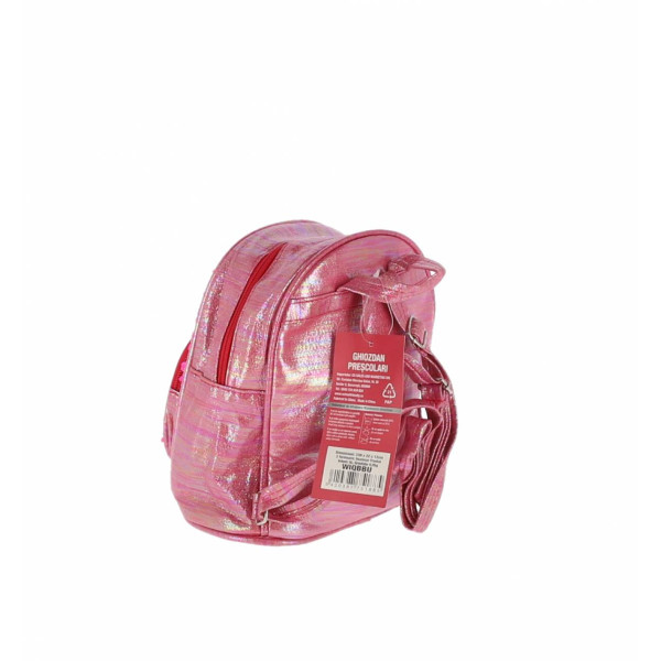 Ghiozdan Prescolari, Schoolfriendly, 2 Fermoare, 23Hx22x12cm, Roz