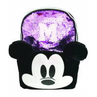 Ghiozdan Mickey paiete violet