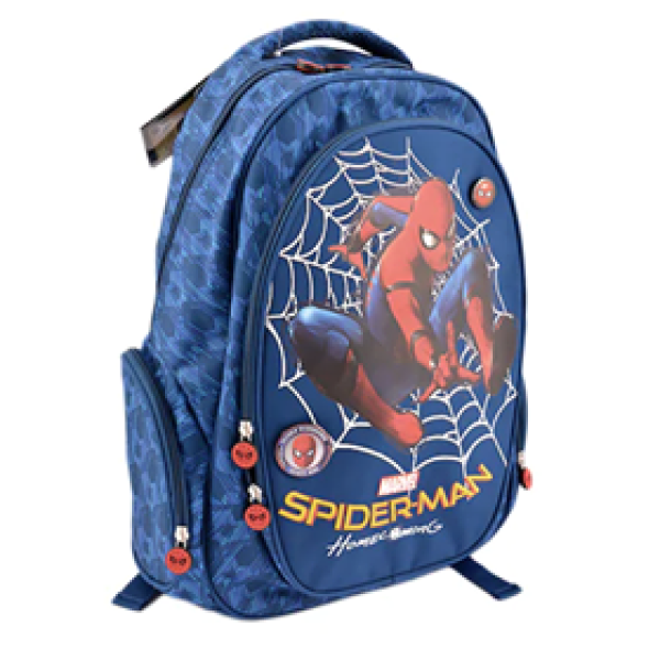 Ghiozdan Spiderman, Clasa 1/4 Albastru