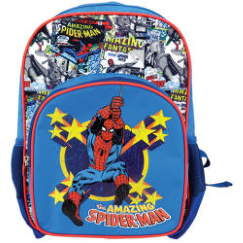Ghiozdan clasa pregătitoare Spiderman albastru 