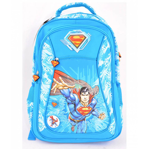 Ghiozdan, clasa 1/4, Superman Albastru