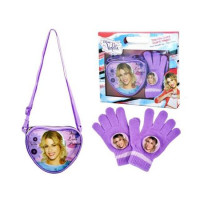 Set cadou gentuță inimioară și mănuși Violetta