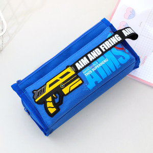 Penar textil neechipat Guns yellow,3 fermoare