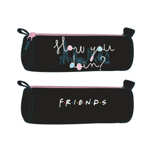 Penar FRIENDS Etui tubular How you doin Negru