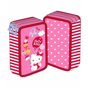 Penar 3 fermoare roz Hello Kitty