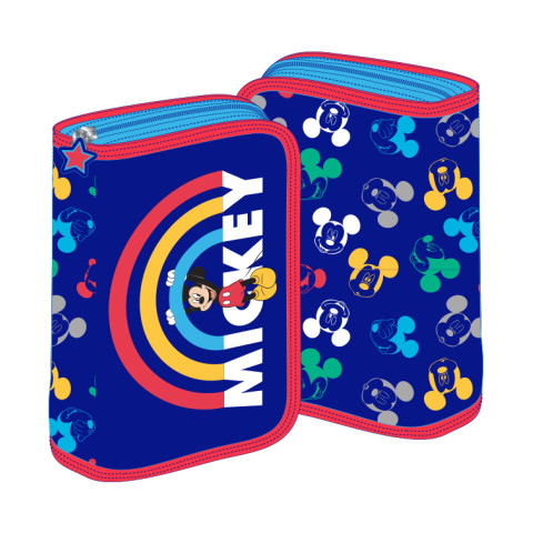 Penar 2 extensii albastru-multicolor Mickey Mouse
