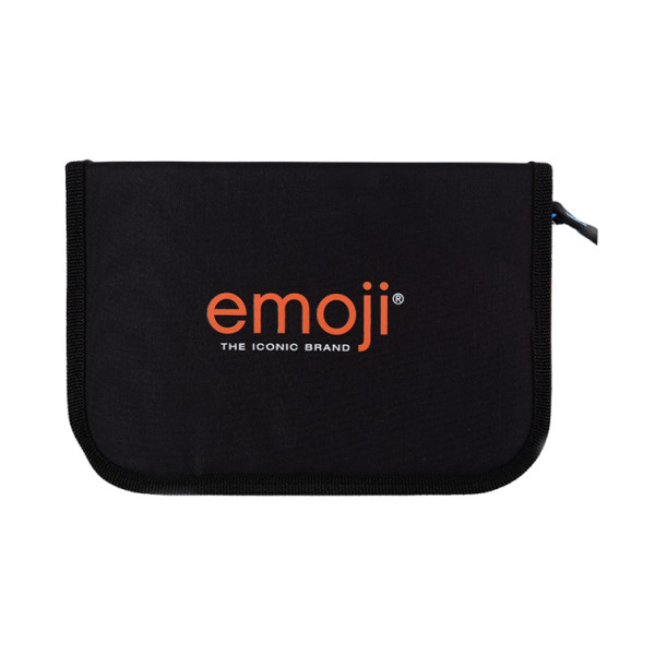 Penar 2 extensii negru-multicolor Emoji clasic