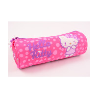 Penar HELLO KITTY Etui Tubular roz inchis