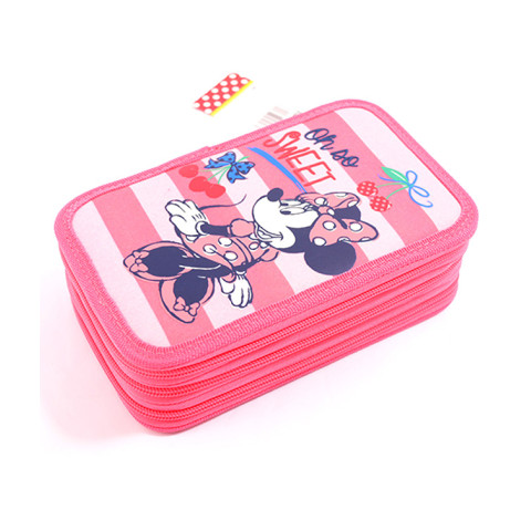 Penar MINNIE MOUSE Neechipat 3 fermoare Roz-Cherry