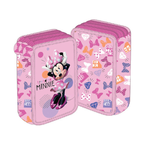 Penar MINNIE MOUSE Neechipat 3 fermoare roz