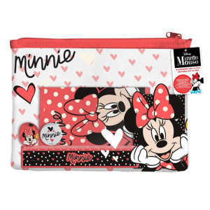 Penar PVC Minnie echipat, 1 fermoar, 10 piese