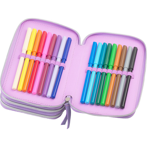 Penar echipat 44 piese 3 fermoare unicorn FABER-CASTELL FC573040
