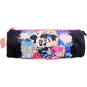 Penar Etui Tubular negru-color, Minnie