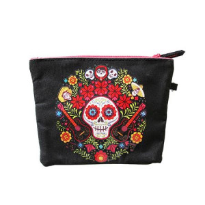 Penar Etui Dreptunghiular 3 fermoare, negru, Coco
