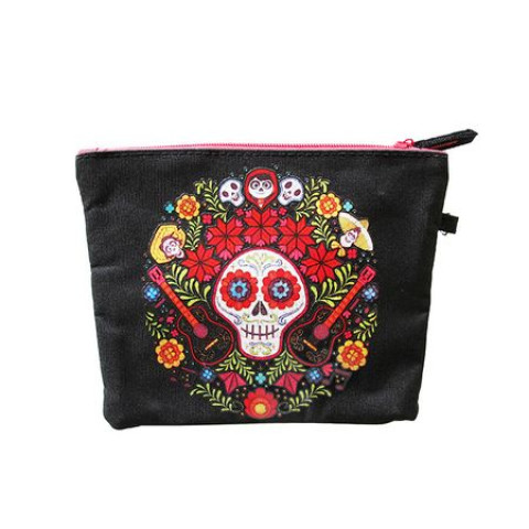 Penar Etui Dreptunghiular 3 fermoare, negru, Coco