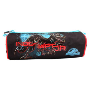 Penar Etui Tubular, negru-albastru, Jurassic World 2