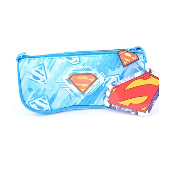 Penar Etui Triunghiular Superman Albastru