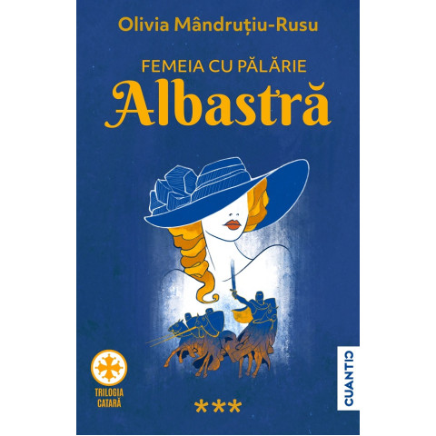 Femeia cu pălărie albastră