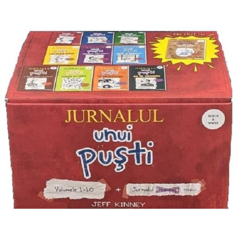 Pachet Jurnalul unui Puști (volumele 1- 10) + Jurnalul meu